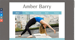 Desktop Screenshot of amberbarry.com
